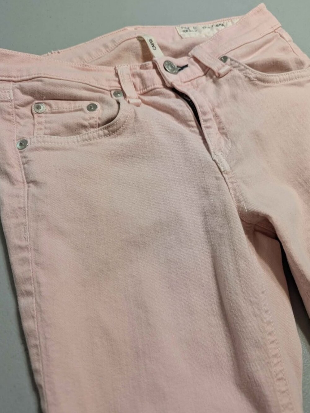 Rag & Bone pink jeans, size 25
